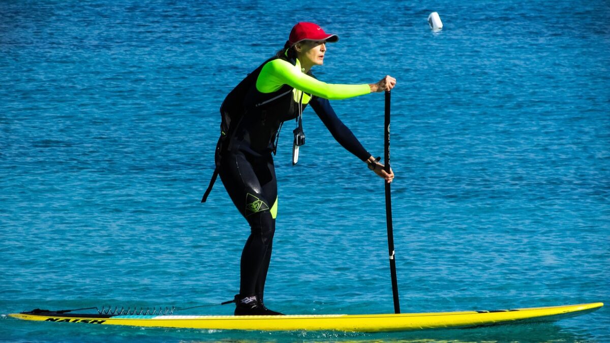 Exploring the Waters on a Paddle Board